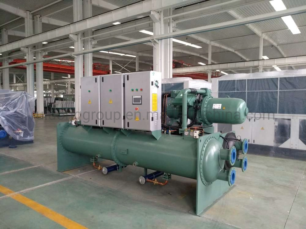 Industrial 200-3400kw Screw Compressor Air Conditioner Water Cooled Water Chiller Factory R407c R134A Cooling System