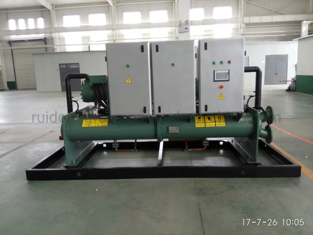 Industrial 200-3400kw Screw Compressor Air Conditioner Water Cooled Water Chiller Factory R407c R134A Cooling System